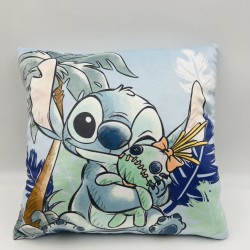 Διακοσμητικό Μαξιλάρι Βελούδινο Παιδικό Disney Home Stitch & Angel 612 Pale Blue Dimcol (38x38) 1Τεμ