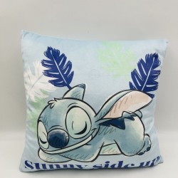 Διακοσμητικό Μαξιλάρι Βελούδινο Παιδικό Disney Home Stitch & Angel 612 Pale Blue Dimcol (38x38) 1Τεμ