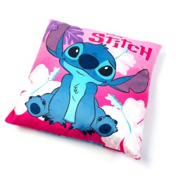 Διακοσμητικό Μαξιλάρι Παιδικό Disney Home Stitch 74 Fuchsia-Pink Velboa Dimcol (38x38) 1Τεμ