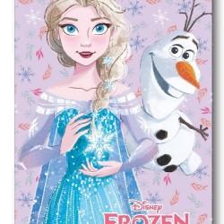 Κουβέρτα Fleece Κούνιας Disney Home Frozen 01 Lilac Dimcol (110x140) 1Τεμ