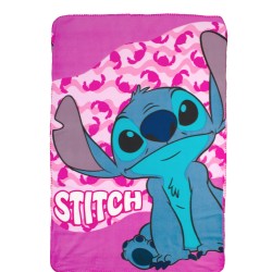 Κουβέρτα Fleece Κούνιας Disney Home Stitch 28 Pink Dimcol (100x140) 1Τεμ