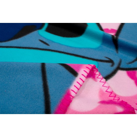 Κουβέρτα Fleece Κούνιας Disney Home Stitch 28 Pink Dimcol (100x140) 1Τεμ