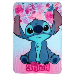 Κουβέρτα Fleece Κούνιας Disney Home Stitch 68 Ice Blue-Pink Dimcol (100x140) 1Τεμ