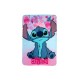 Κουβέρτα Fleece Κούνιας Disney Home Stitch 68 Ice Blue-Pink Dimcol (100x140) 1Τεμ