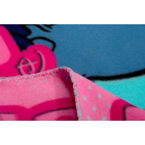 Κουβέρτα Fleece Κούνιας Disney Home Stitch 68 Ice Blue-Pink Dimcol (100x140) 1Τεμ