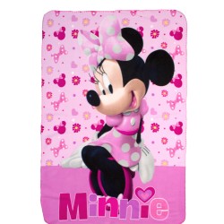 Κουβέρτα Fleece Κούνιας Disney Home Minnie 37 Pink Dimcol (100x140) 1Τεμ