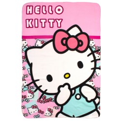 Κουβέρτα Fleece Κούνιας Sanrio Hello Kitty 34 Pink Dimcol (100x140) 1Τεμ