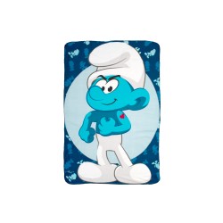 Κουβέρτα Fleece Κούνιας Peyo Smurfs 11 Blue Dimcol (100x140) 1Τεμ