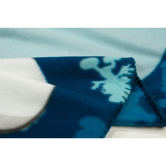 Κουβέρτα Fleece Κούνιας Peyo Smurfs 11 Blue Dimcol (100x140) 1Τεμ