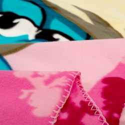 Κουβέρτα Fleece Κούνιας Peyo Smurfs 12 Pink Dimcol (100x140) 1Τεμ