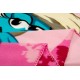 Κουβέρτα Fleece Κούνιας Peyo Smurfs 12 Pink Dimcol (100x140) 1Τεμ