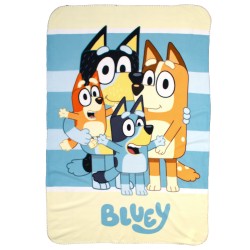 Κουβέρτα Fleece Κούνιας BBC Studios Bluey Blue Dimcol (100x140) 1Τεμ