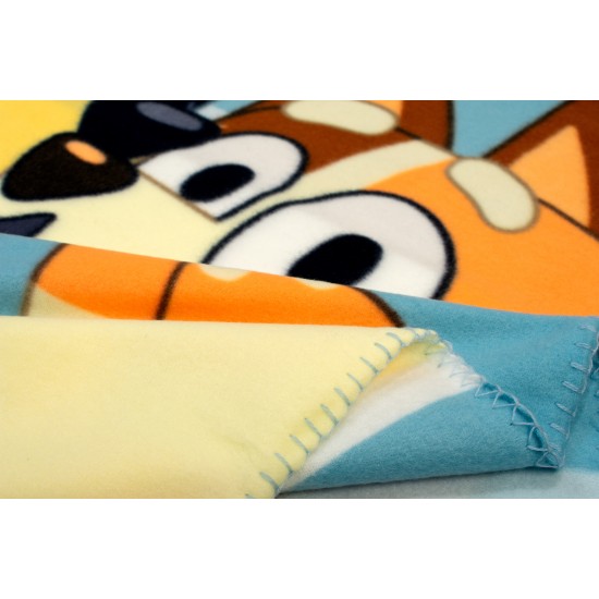 Κουβέρτα Fleece Κούνιας BBC Studios Bluey Blue Dimcol (100x140) 1Τεμ