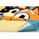 Κουβέρτα Fleece Κούνιας BBC Studios Bluey Blue Dimcol (100x140) 1Τεμ