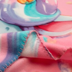 Κουβέρτα Fleece Κούνιας Unicorn 56 Pink Dimcol (100x140) 1Τεμ