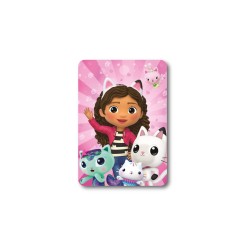 Κουβέρτα Fleece Κούνιας DreamWorks Gabby's Dollhouse 30 Pink Dimcol (100x140) 1Τεμ