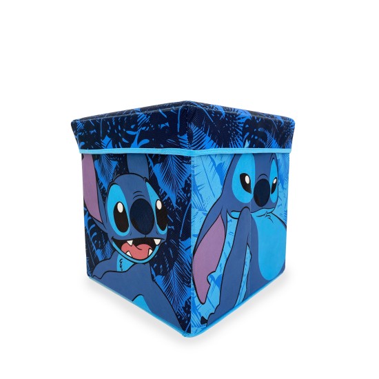 Σκαμπό - Κουτί Παιδικό Kids Disney Home Lilo & Stitch 06 Blue Dimcol (30x30x30) 1Τεμ