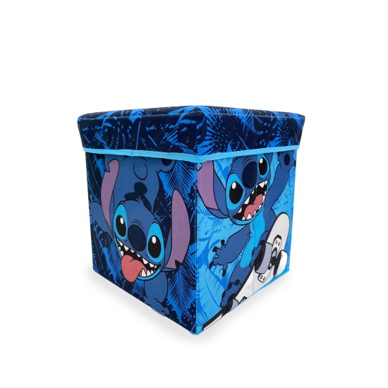 Σκαμπό - Κουτί Παιδικό Kids Disney Home Lilo & Stitch 06 Blue Dimcol (30x30x30) 1Τεμ
