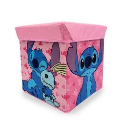 Σκαμπό - Κουτί Παιδικό Kids Disney Home Lilo & Stitch 13 Pink Dimcol (30x30x30) 1Τεμ