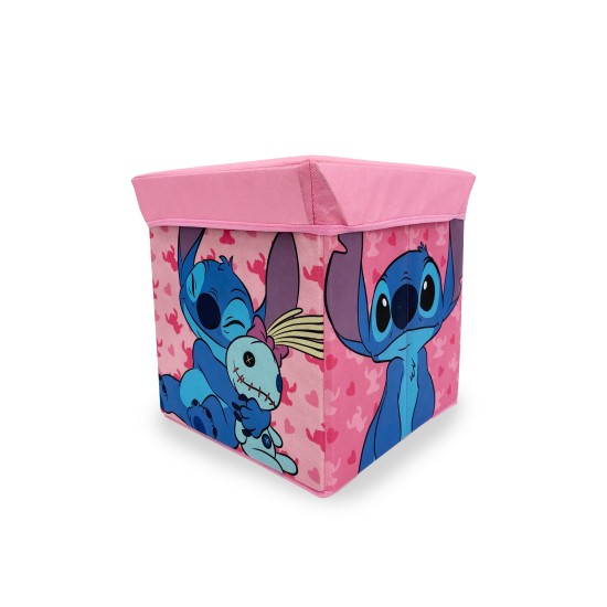 Σκαμπό - Κουτί Παιδικό Kids Disney Home Lilo & Stitch 13 Pink Dimcol (30x30x30) 1Τεμ