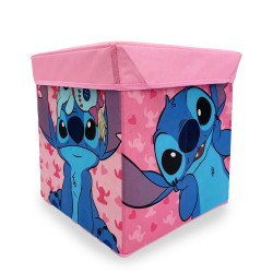 Σκαμπό - Κουτί Παιδικό Kids Disney Home Lilo & Stitch 13 Pink Dimcol (30x30x30) 1Τεμ