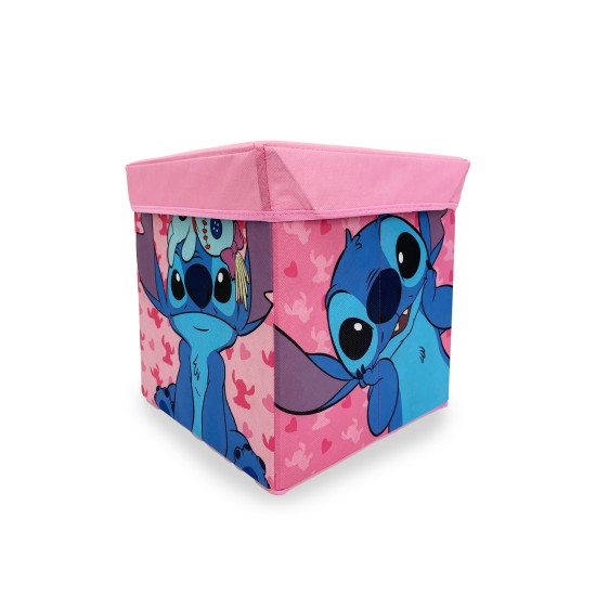Σκαμπό - Κουτί Παιδικό Kids Disney Home Lilo & Stitch 13 Pink Dimcol (30x30x30) 1Τεμ