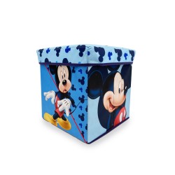 Σκαμπό - Κουτί Παιδικό Kids Disney Home Mickey 14 Sky Blue Dimcol (30x30x30) 1Τεμ