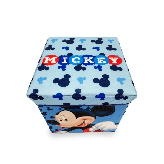 Σκαμπό - Κουτί Παιδικό Kids Disney Home Mickey 14 Sky Blue Dimcol (30x30x30) 1Τεμ