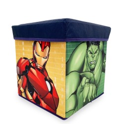 Σκαμπό - Κουτί Παιδικό Kids Marvel Avengers 11 Blue Dimcol (30x30x30) 1Τεμ