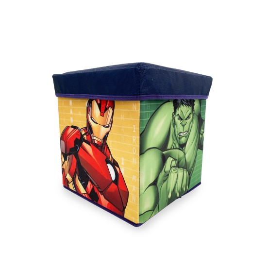 Σκαμπό - Κουτί Παιδικό Kids Marvel Avengers 11 Blue Dimcol (30x30x30) 1Τεμ