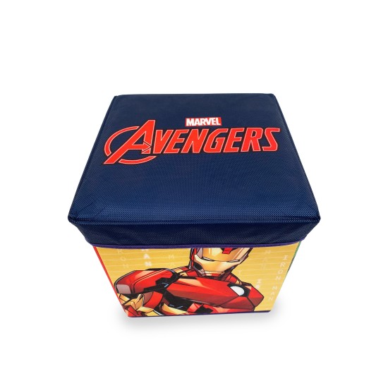 Σκαμπό - Κουτί Παιδικό Kids Marvel Avengers 11 Blue Dimcol (30x30x30) 1Τεμ