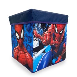 Σκαμπό - Κουτί Παιδικό Kids Marvel Spiderman 09 Blue Dimcol (30x30x30) 1Τεμ