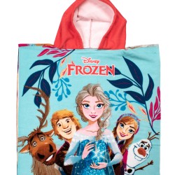 Πόντσο Θαλάσσης Παιδικό Disney Home Frozen 27 Sky Blue Micro Quick Dry Dimcol (50x100) 1Τεμ