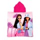 Πόντσο Θαλάσσης Παιδικό Mattel Barbie 86 Pink Micro Quick Dry Dimcol (50x100) 1Τεμ