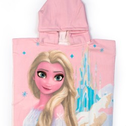 Poncho Παιδικό Θαλάσσης Disney Home Quick Dry Frozen 38 Pink Micro Dimcol (50x100) 1Τεμ