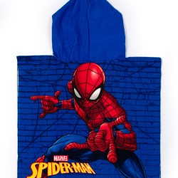 Poncho Παιδικό Θαλάσσης Marvel Quick Dry Spiderman 04 Blue Micro Dimcol (50x100) 1Τεμ