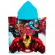 Poncho Παιδικό Θαλάσσης Quick Dry Marvel Avengers 198 White-Multi Micro Dimcol (50x100) 1Τεμ