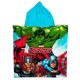 Poncho Παιδικό Θαλάσσης Quick Dry Marvel Avengers 198 White-Multi Micro Dimcol (50x100) 1Τεμ