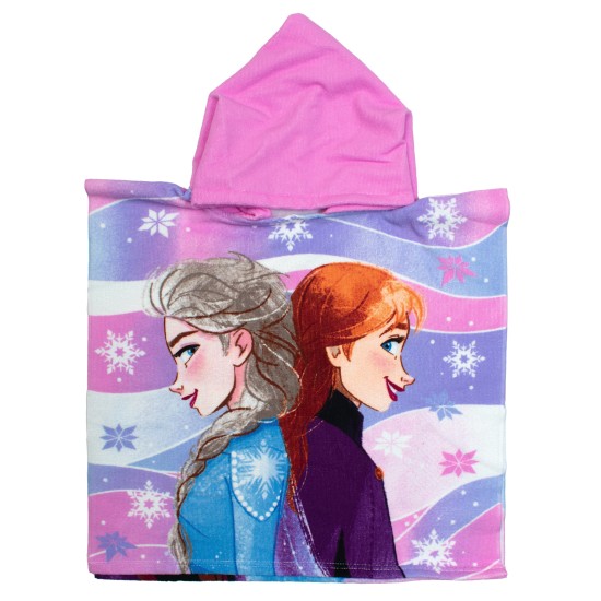 Poncho Παιδικό Θαλάσσης Quick Dry Disney Home Frozen 199 Lilac Micro Dimcol (50x100) 1Τεμ