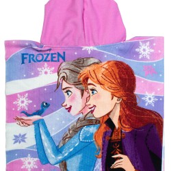 Poncho Παιδικό Θαλάσσης Quick Dry Disney Home Frozen 199 Lilac Micro Dimcol (50x100) 1Τεμ
