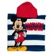 Poncho Παιδικό Θαλάσσης Quick Dry Disney Home Mickey 193 White-Dark Blue Micro Dimcol (50x100) 1Τεμ