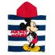 Poncho Παιδικό Θαλάσσης Quick Dry Disney Home Mickey 193 White-Dark Blue Micro Dimcol (50x100) 1Τεμ