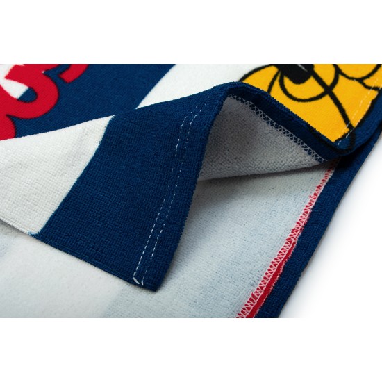 Poncho Παιδικό Θαλάσσης Quick Dry Disney Home Mickey 193 White-Dark Blue Micro Dimcol (50x100) 1Τεμ
