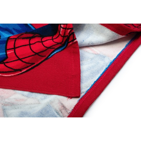 Poncho Παιδικό Θαλάσσης Quick Dry Marvel Spiderman 197 Blue Micro Dimcol (50x100) 1Τεμ