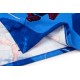 Poncho Παιδικό Θαλάσσης Marvel Spiderman 538 Sky Blue-Blue Quick Dry Micro Dimcol (50x100) 1Τεμ