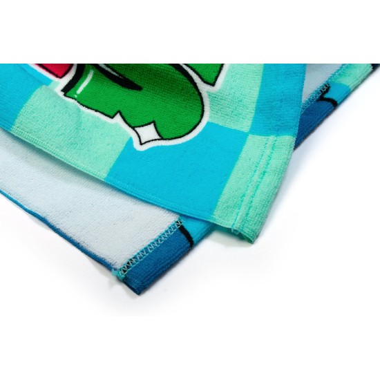 Poncho Παιδικό Θαλάσσης Quick Dry Disney Home Lilo & Stitch 196 Aqua-Sky Blue Micro Dimcol (50x100) 1Τεμ