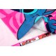 Poncho Παιδικό Θαλάσσης Disney Home Lilo & Stitch 556 Pink Quick Dry Micro Dimcol (50x100) 1Τεμ