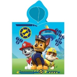 Poncho Παιδικό Θαλάσσης Quick Dry Nickelodeon Paw Patrol 203 Sky Blue Micro Dimcol (50x100) 1Τεμ