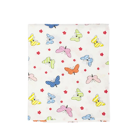 Πάπλωμα Βρεφικό Κούνιας Baby Butterfly 49 Cotton Dimcol (120x160) 1Τεμ