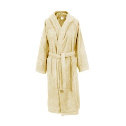 Μπουρνούζι Με Κουκούλα 3010 Ecru Raglan Μανίκια Cotton Dimcol 1Τεμ